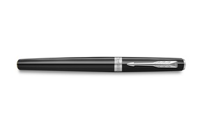 Rollertoll PARKER Meridian 2231398, fekete, ez&uuml;st klipsz