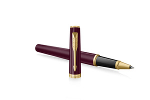 Rollertoll PARKER Royal Meridian, piros, arany klipsz