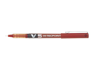 Rollertoll PILOT Hi-Tecpoint V5, kupakos, 0,3 mm, piros