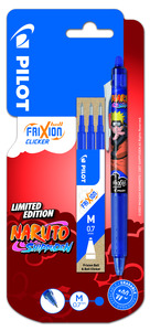 Rollertoll PILOT FriXion Clicker Naruto 07 törölhető, kék+3 betét