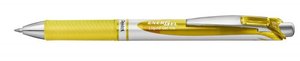 Rollertoll PENTEL BL77-GX EnerGel, nyomógombos, 0,35 mm, sárga