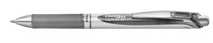 Rollertoll PENTEL BL77-NX EnerGel, nyomógombos, 0,35 mm, szürke