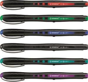 Rollertoll STABILO bl@ck+ fine 0,3 mm, kék