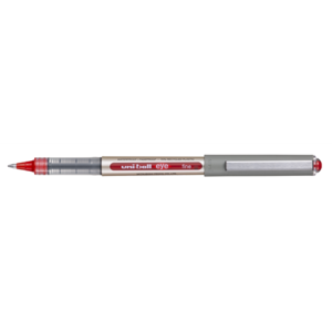 Rollertoll UNI UB-157E, kupakos, 0,5 mm, piros