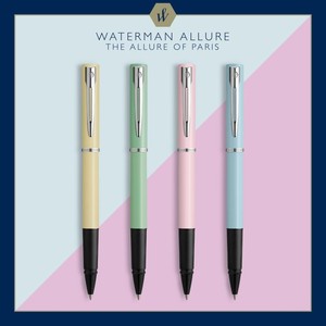 Rollertoll, WATERMAN Allure 2105309 pasztell sárga, ezüst klipsz