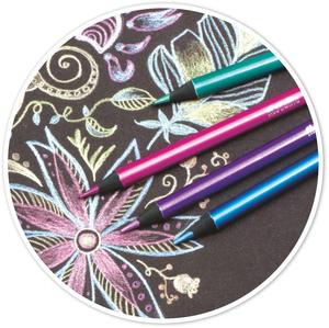 Színes ceruza 10 db, COLORINO Kids Metallic, kerek, 10 metál színben