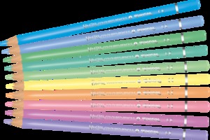 Színes ceruza 10 db, COLORINO, kerek, 10 különböző pasztell szín