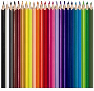 Színes ceruza 24 db, MAPED Color`Peps Aqua, háromszögletű + ecset