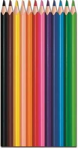 Színes ceruza 12 db, MAPED Color`Peps Strong, háromszögletű