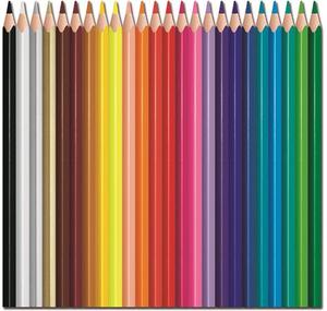 Színes ceruza 24 db, MAPED Color`Peps Strong, háromszögletű