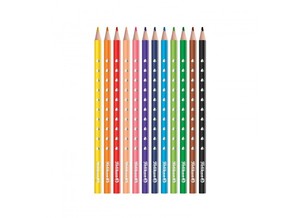 Színes ceruza 12 db, PELIKAN, Silverino hatszögletű, 12 különböző szín