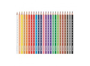 Színes ceruza 24 db, PELIKAN Silverino, háromszögletű, 24 szín