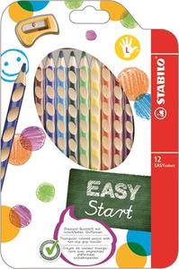 Színes ceruza STABILO EASYcolors, balkezes, 12 db-os készlet