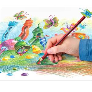 Sz&iacute;nes ceruza 24 db-os k&eacute;szlet STAEDTLER Noris Colour 187, h&aacute;romsz&ouml;gű,