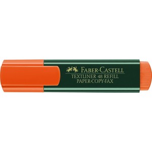 Szövegkiemelő FABER-CASTELL 1548, utántölthető, narancs