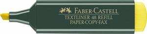 Szövegkiemelő FABER-CASTELL 1548, utántölthető, sárga