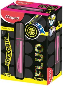 Szövegkiemelő MAPED Fluo Peps Max, 1-5mm vágott hegyű, rózsaszín