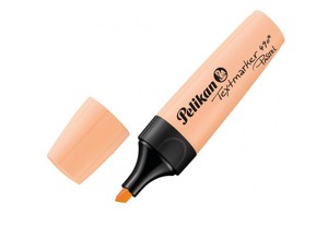 Szövegkiemelő PELIKAN 490, vágott, 1-5 mm, pasztell narancssárga