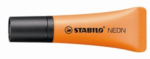 Szövegkiemelő STABILO Neon, 2-5 mm, narancs