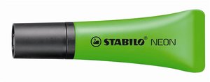 Szövegkiemelő STABILO Neon, 2-5 mm, zöld