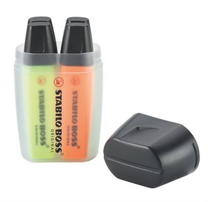 Szövegkiemelő STABILO Boss Big Boss Box, 2-5 mm, 4 db-os készlet
