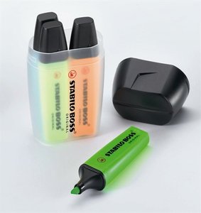 Szövegkiemelő STABILO Boss Big Boss Box, 2-5 mm, 4 db-os készlet