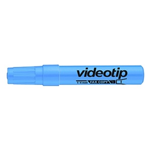 Szövegkiemelő ICO Videotip, 1-4 mm, kerek testű, kék