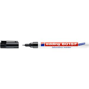Laborat&oacute;riumi marker EDDING 8015F, k&uacute;pos, 0,75 mm, fekete