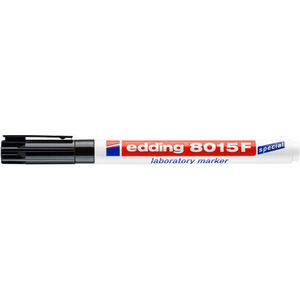 Laborat&oacute;riumi marker EDDING 8015F, k&uacute;pos, 0,75 mm, fekete