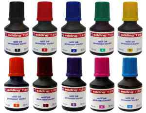 Utántöltő tinta EDDING T25, alkoholos markerhez, 25 ml, fekete