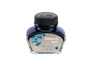 Tinta 30 ml, PELIKAN 4001, üvegben, kékesfekete