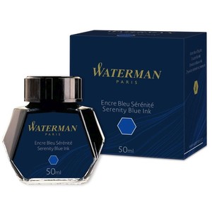 Tinta 50 ml, WATERMAN S0110720 üveges, kék