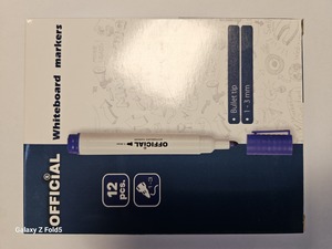 Táblairon OFFICIAL, kúpos, 2,5 mm, kék