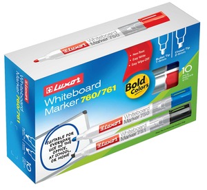 Táblairon LUXOR Whiteboard Marker 750, kerek hegyű, 1-3mm, zöld