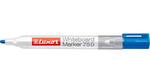 Táblairon LUXOR Whiteboard Marker 750, kerek hegyű, 1-3mm, kék