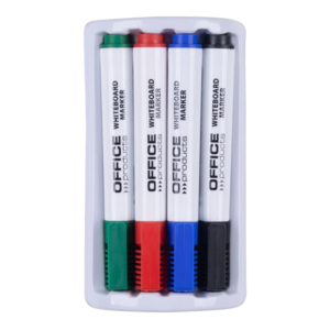T&aacute;blairon 4 db-os k&eacute;szlet, OFFICE PRODUCTS, m&aacute;gneses, szivaccsal,