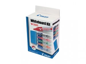 Táblairon szett, PILOT V-Board Master, 2,3mm, kúpos + tartó és szivacs,