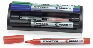 Tábla- és flipchart marker klt SCHNEIDER Maxx Eco 110, kúpos, 1-3mm