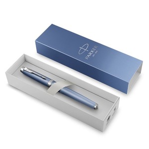 T&ouml;ltőtoll PARKER Royal IM Rituals, ez&uuml;st klipsz, k&eacute;k