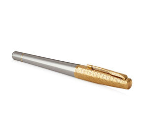 Töltőtoll PARKER Royal Urban Premium, arany-szürke cizellált, arany