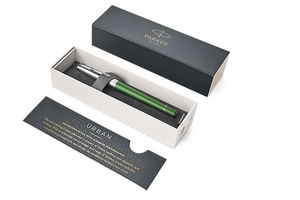 Töltőtoll PARKER Royal Urban Premium, zöld cizellált, ezüst klipsz