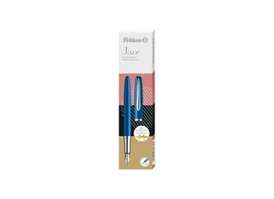 Töltőtoll, PELIKAN Jazz Noble Elegance Saphire, fém, ajándékdobozos,