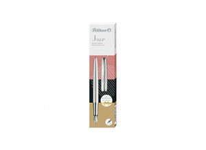 Töltőtoll, PELIKAN Jazz Noble Elegance Silver, fém, ajándékdobozos,