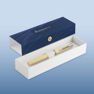 Töltőtoll, WATERMAN Allure 2105308 pasztell sárga, ezüst klipsz