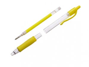 Zseléstoll PILOT G-2 Neon, nyomógombos, 0,37 mm, sárga