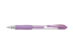 Zseléstoll PILOT G-2 Pastel, nyomógombos, 0,32 mm, lila