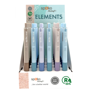 Zsel&eacute;stoll SPOKO 0124 ReLeaf Elements, nyom&oacute;gombos, k&eacute;k &iacute;r&aacute;s, vegyes,