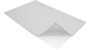 Dekorgumi lap A4, 2 mm, GRS, öntapadós, fehér