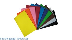 Dekorgumi lap A4, 2mm, GRS, mintás, bolyhos, zöld