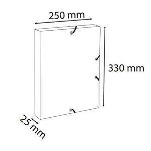 F&uuml;zetbox A4, 25 mm, EXACOMPTA Autentik, karton, vegyes sz&iacute;nek